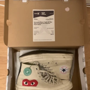 Converse Comme Des Garcons - Storlek 40, hyfsat skick priset är inte satt i sten