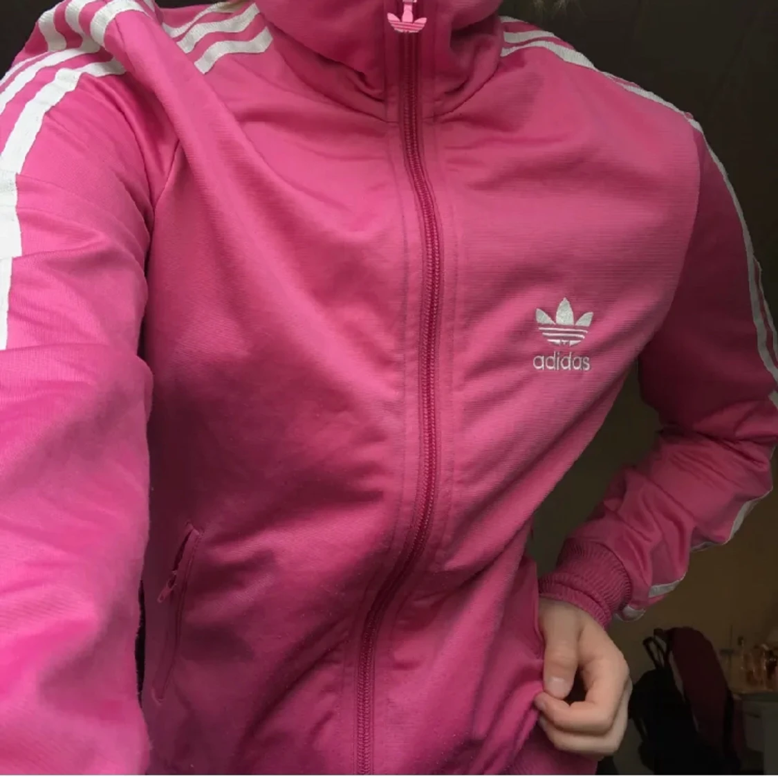 Adidas zip up - 90