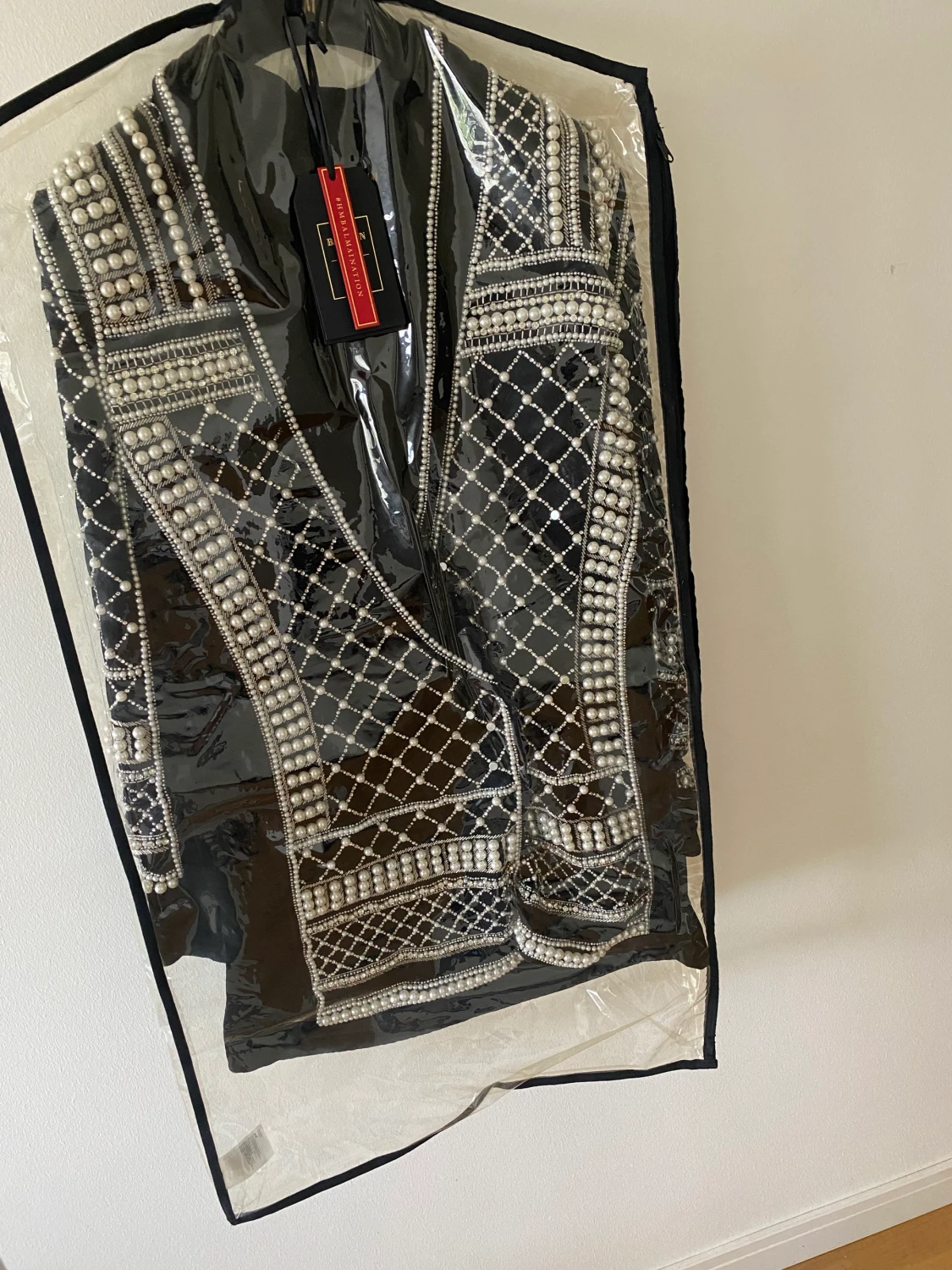 Balmain x H&M Blazer Pearl Embroidered / Helt Ny  - 91