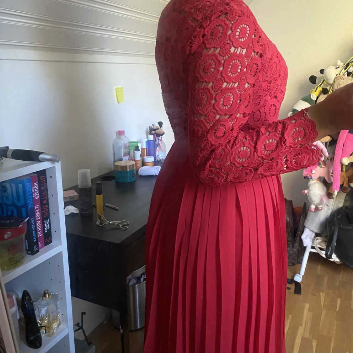 Röd elegant klänning - 90