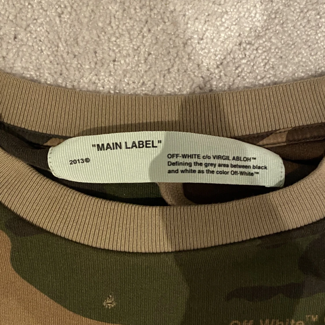 OFF-White TM Camouflage 2013 c - 91