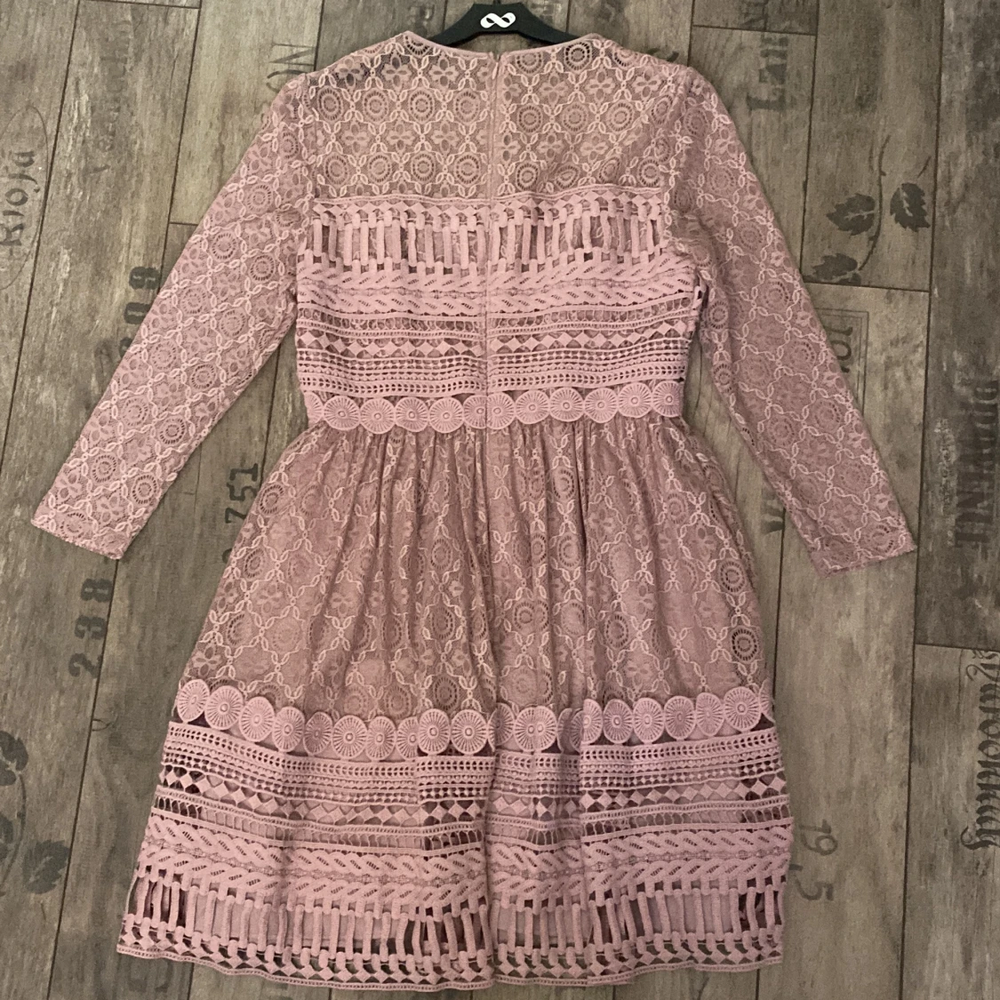 Gammelrosa fin klänning  - 91