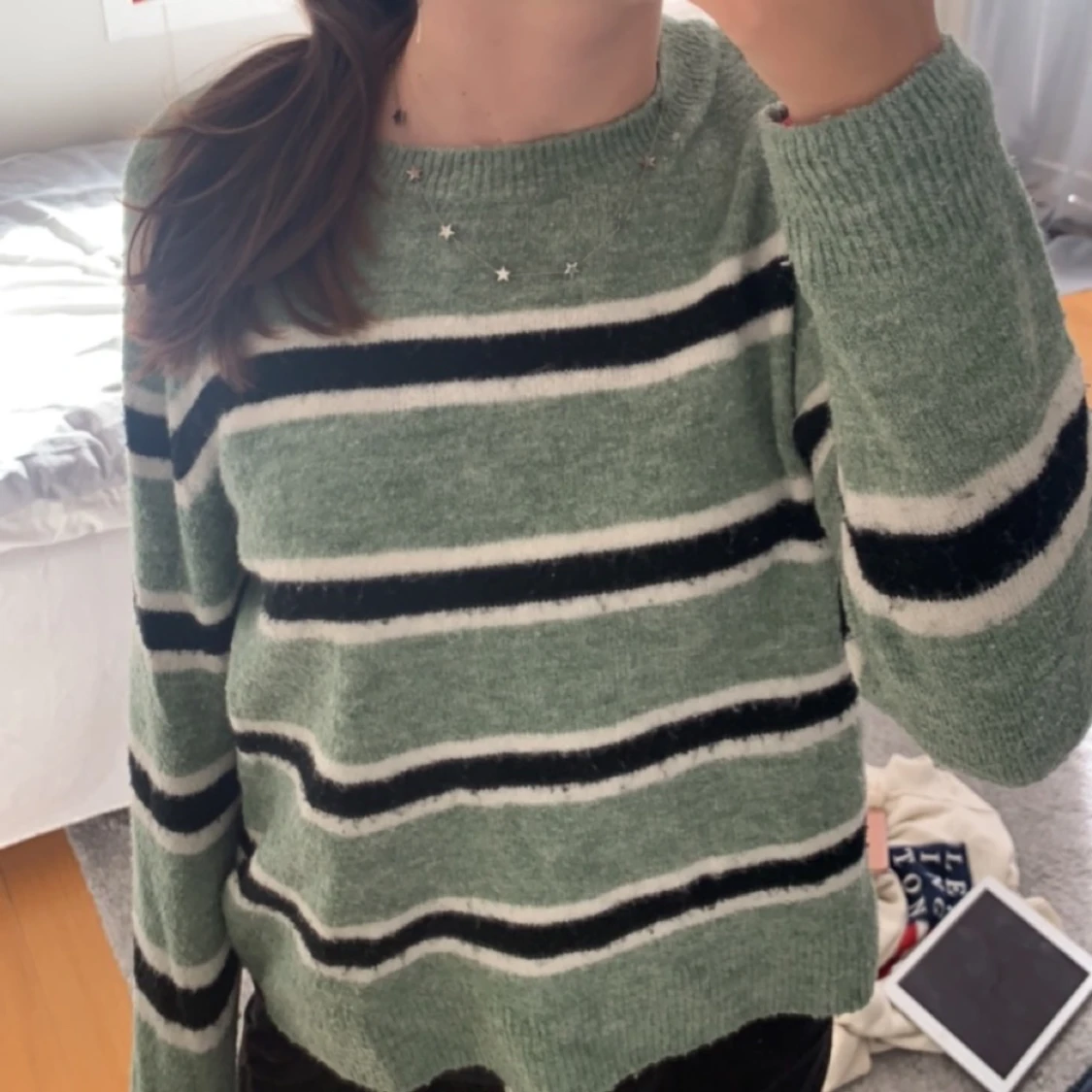 Stickad tröja