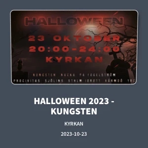 Halloween fest- 2023 (06or/ 07or) - Hej jag råkade köpa två biljetter för samma tillfälle och därför har jag valt att sälja en utav de! Hör av er vid intresse, pris går att diskutera🌸