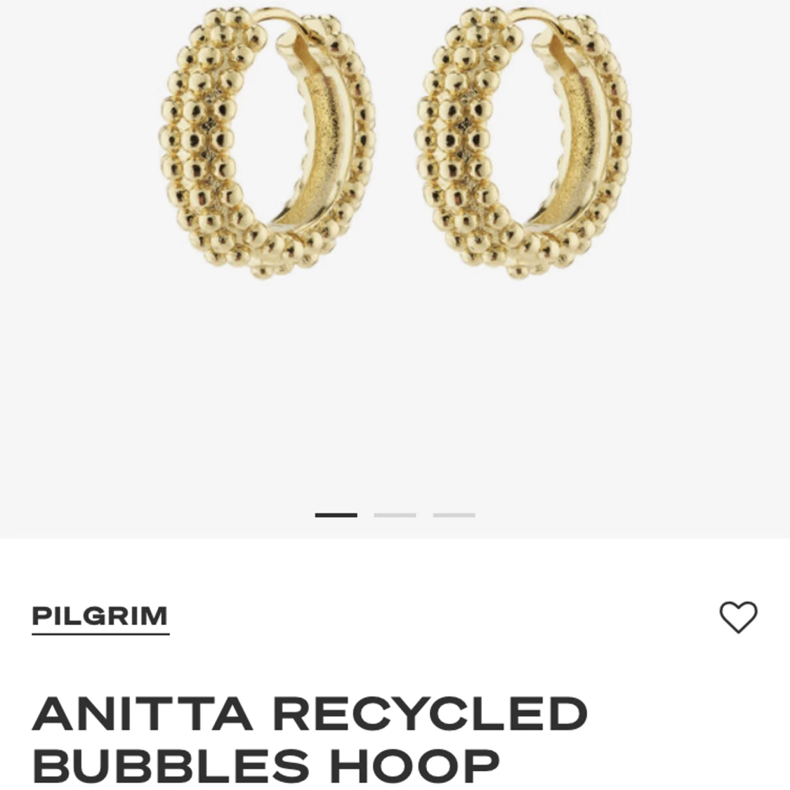 Pilgrim ring och örhängen 