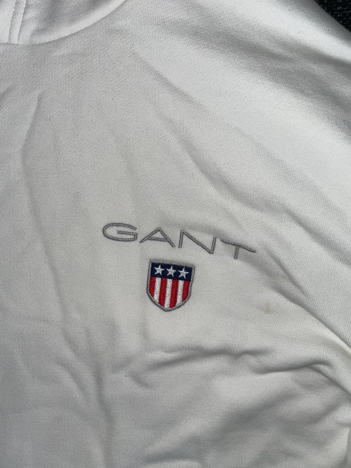 Vit GANT hoodie - 90