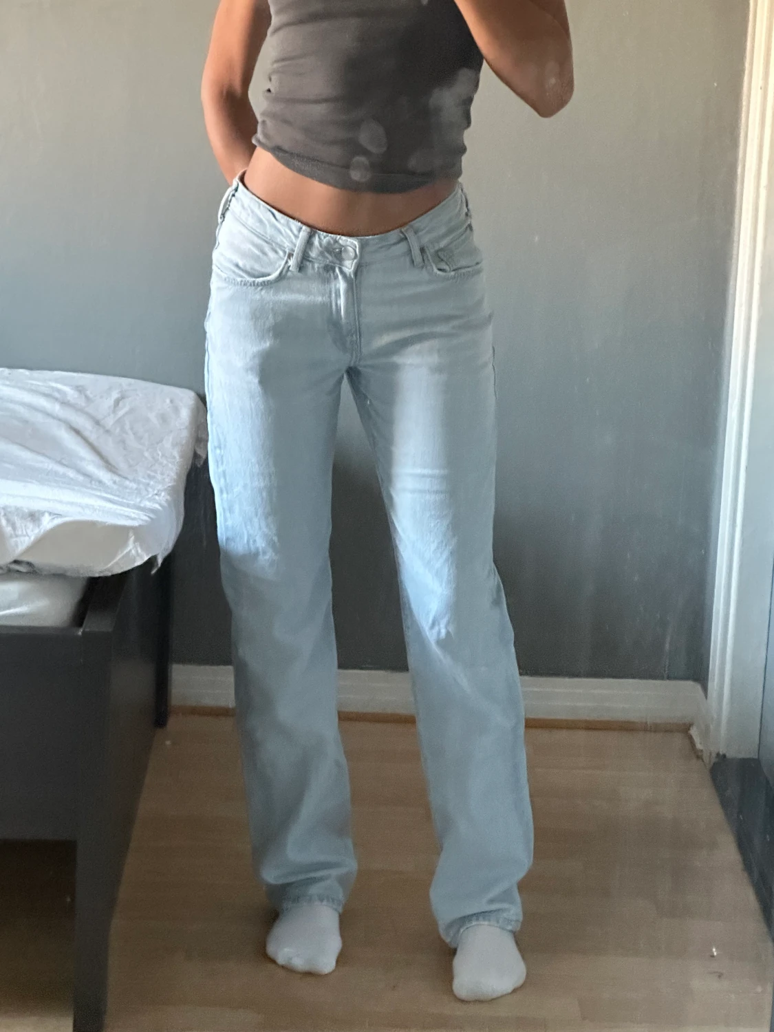 Lågmidjade jeans
