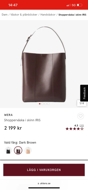  Skinnväska från Wera - Äkta Skinnväska från Wera. Nypris 2200. Använder ej tyvärr men är helt oanvänd.🫶