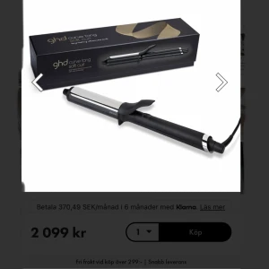 GHD locktång  - Säljer GHD Curve Soft Curl locktång då den inte kommer till användning. Den är helt ny, använd vid endast 1 tillfälle. Kommer i originalförpackning. 