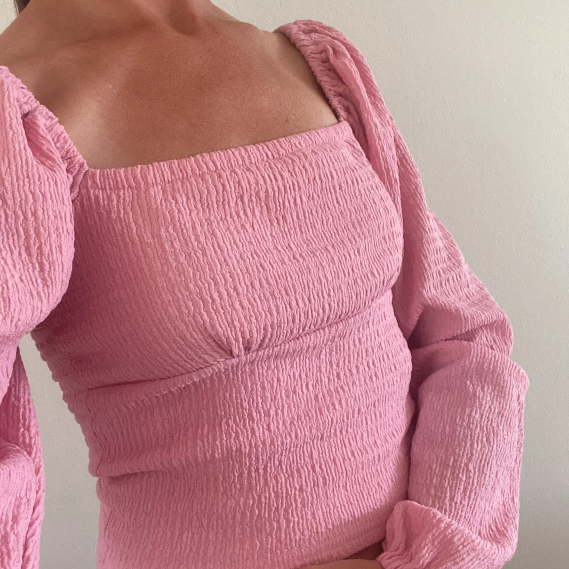 Topp med ballongärm  - 90