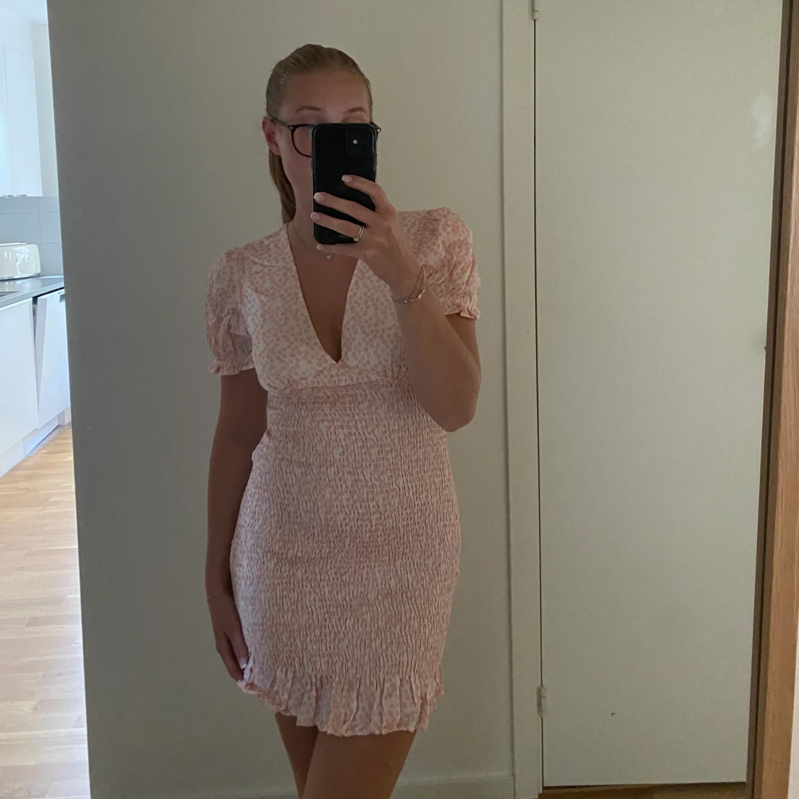 Blommig klänning från Zara