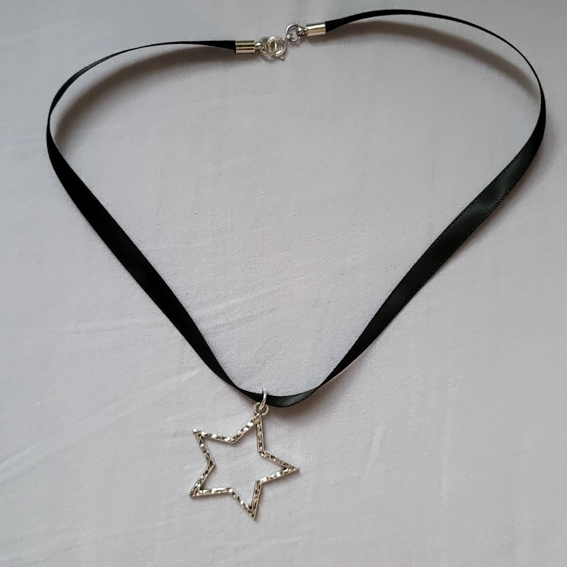 stjärn ribbon halsband - 90