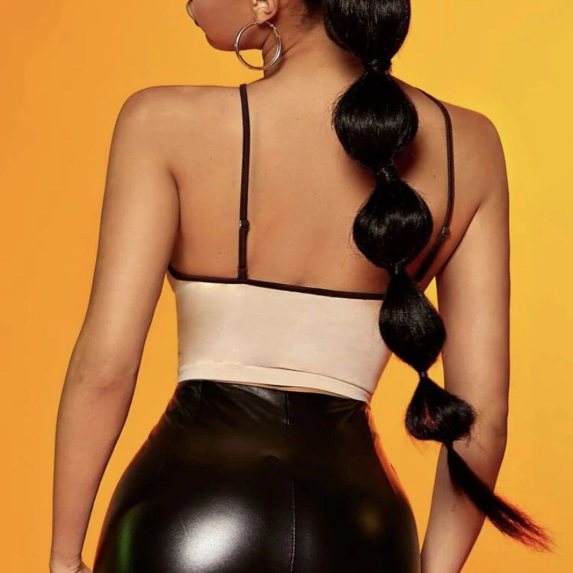 Beige/brun topp i strl. S - 90