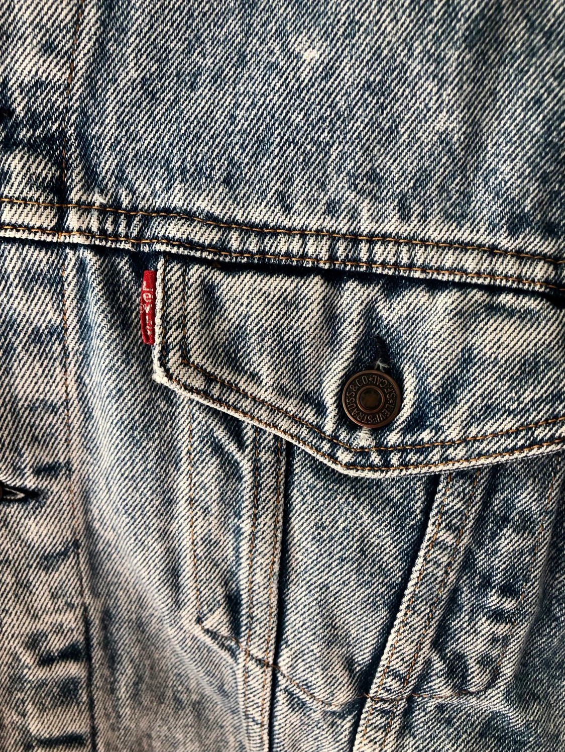 Vintage Levis Jeansjacka från 80 talet - 90