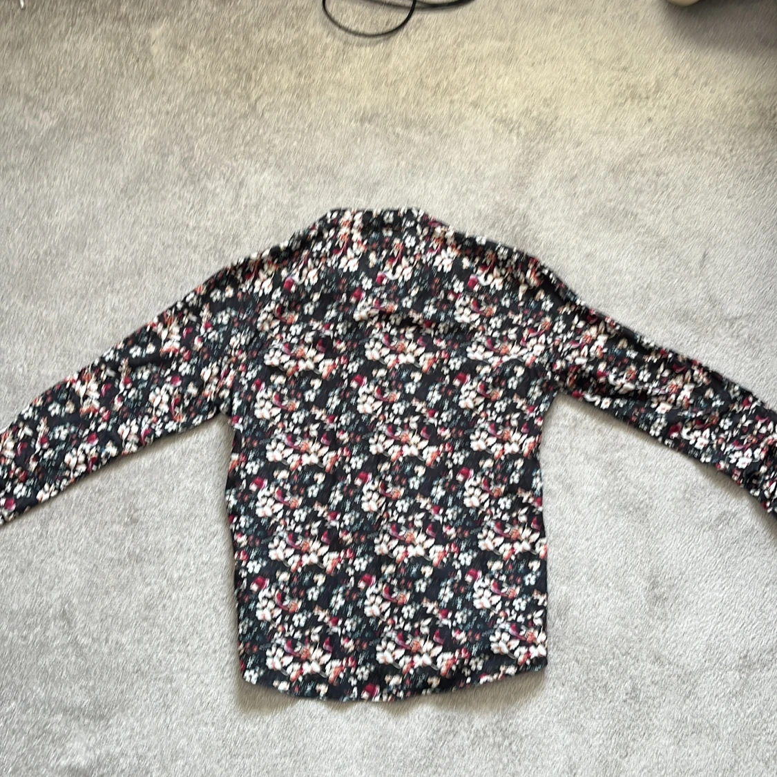 Blommig skjorta - 90