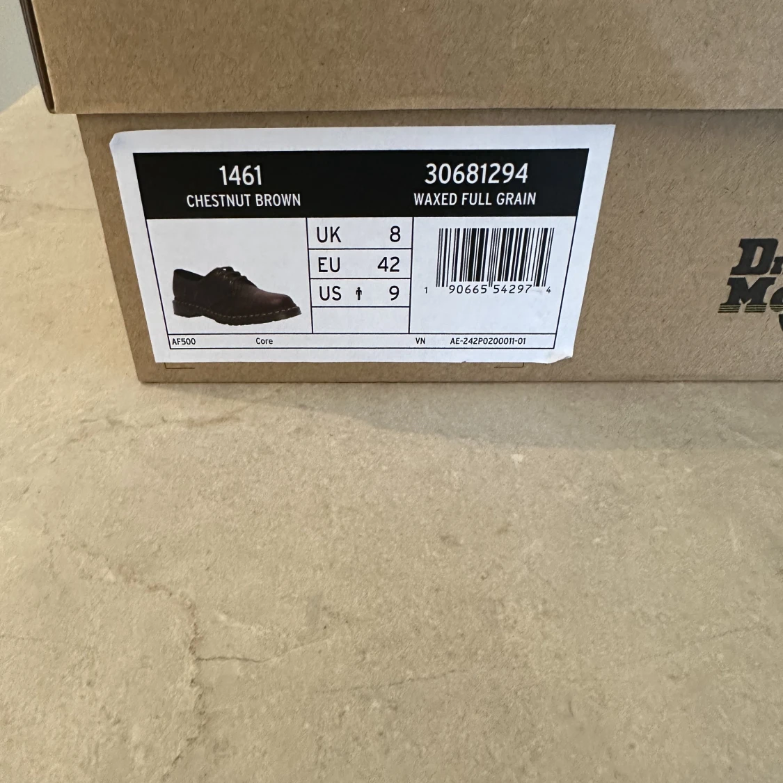 Dr Martens 1461 Chestnut Brown, NYA - 91