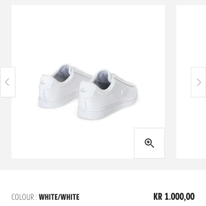  - Supersnygga Lacoste skor. Endast testade inomhus. Säljs pga för små. Nypris: 1000 kr 