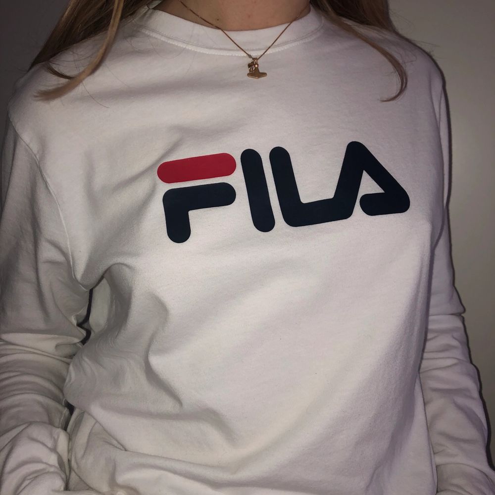 Långärmad Fila-tröja | Plick Second Hand
