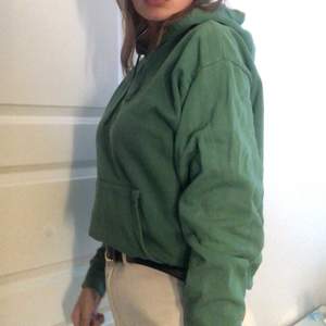 Grön sparsamt använd hoodie 