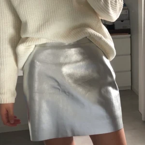 Silvrig kjol - Köptes här från plick men används ej, aldrig använd. Öppen för egna prisförslag 🤑 frakt tillkommer på 44 kr