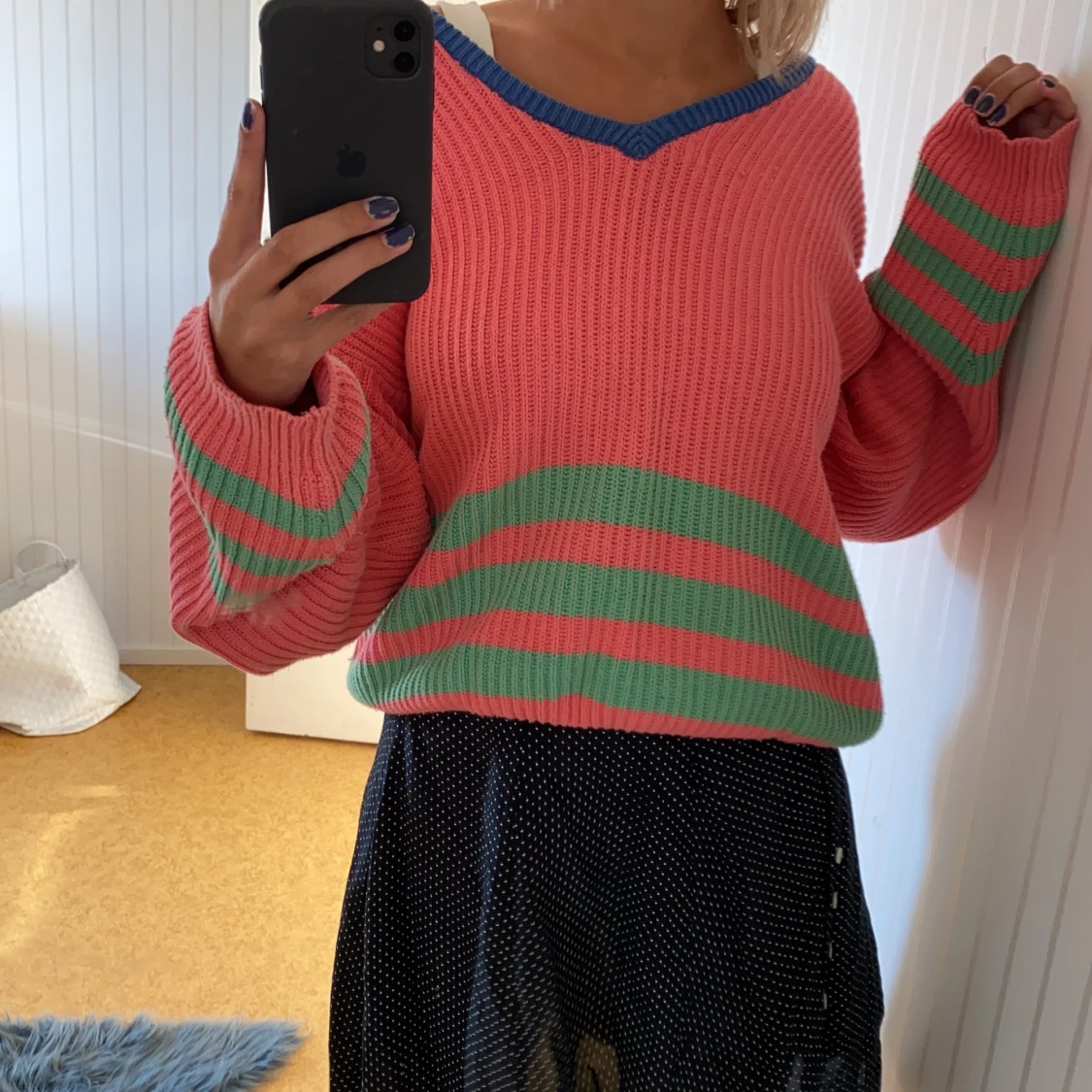 Stor rosa tröja  - 91