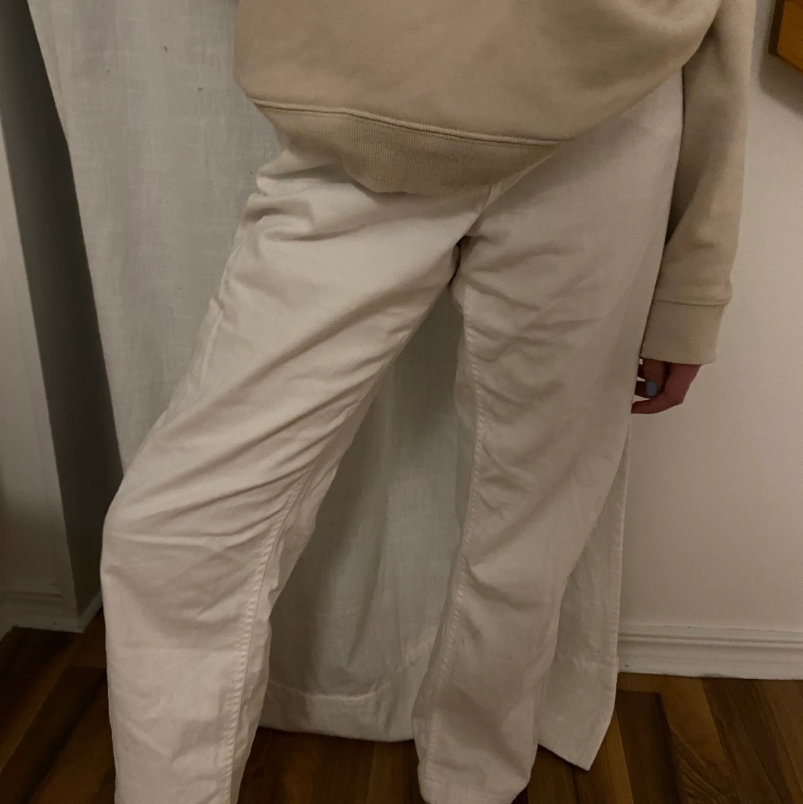 Vita vida tygbyxor😙 - 90