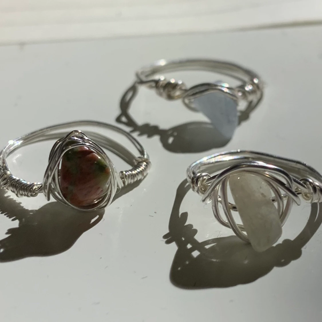 Custom kristall ringar!!  - 90