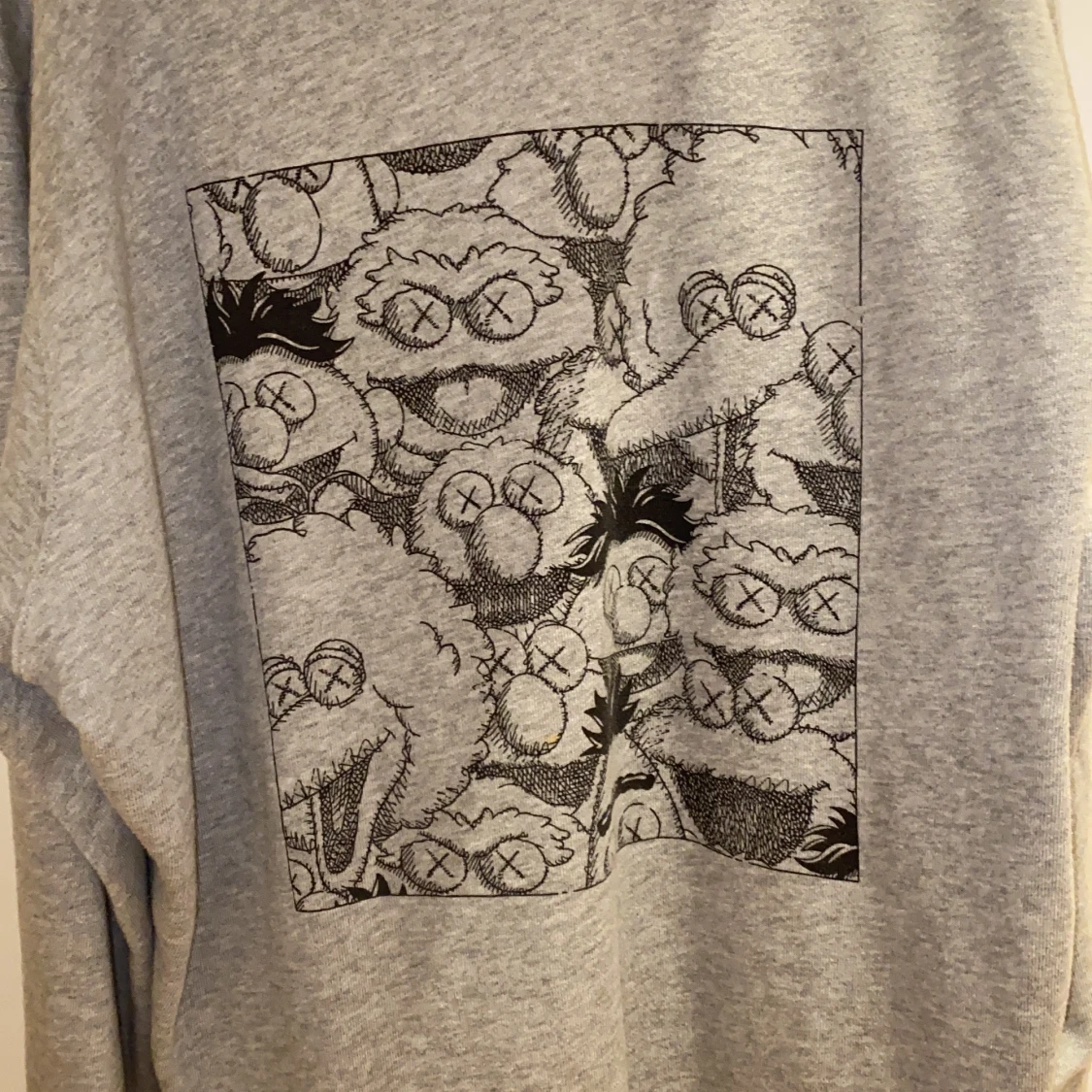 Hoodie med tryck - 90