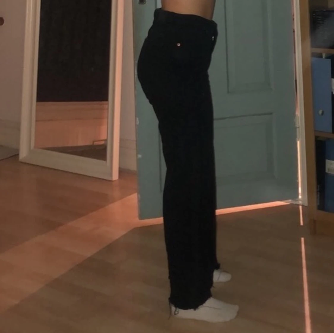 Monki Yoko jeans svart - 90