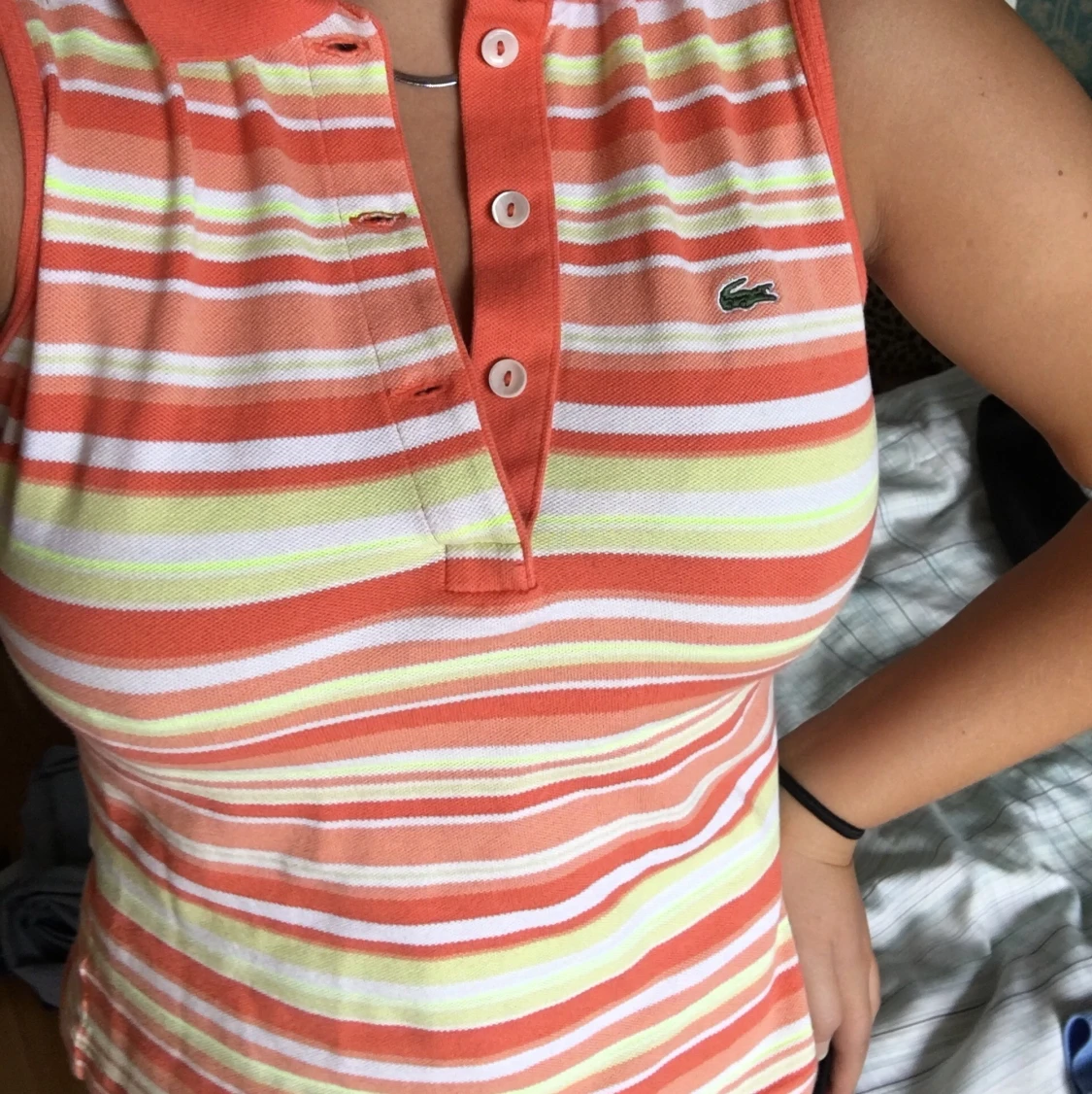 Färggladt lacoste linne strl 36-38 - 91