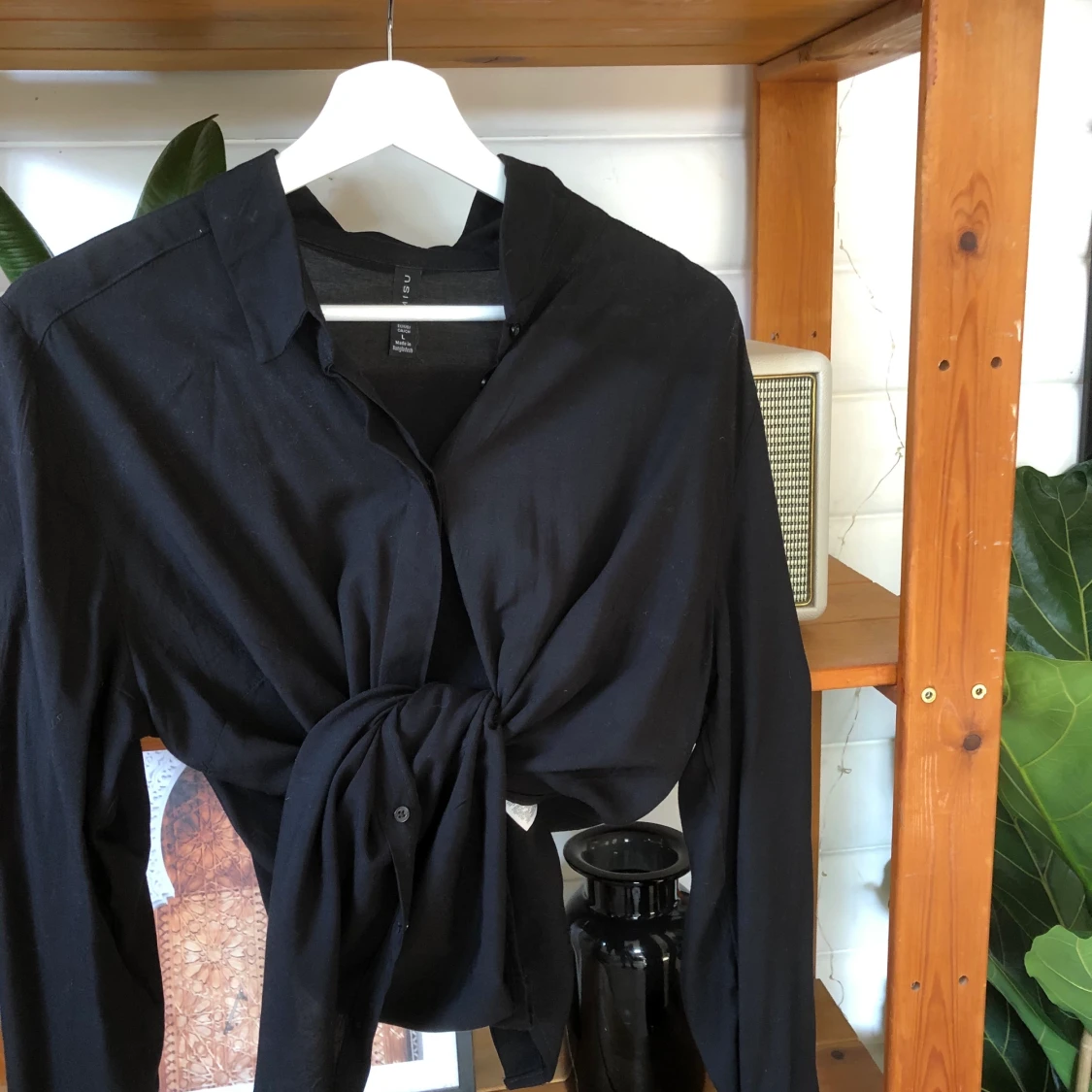 Svart skjorta strl. M/L