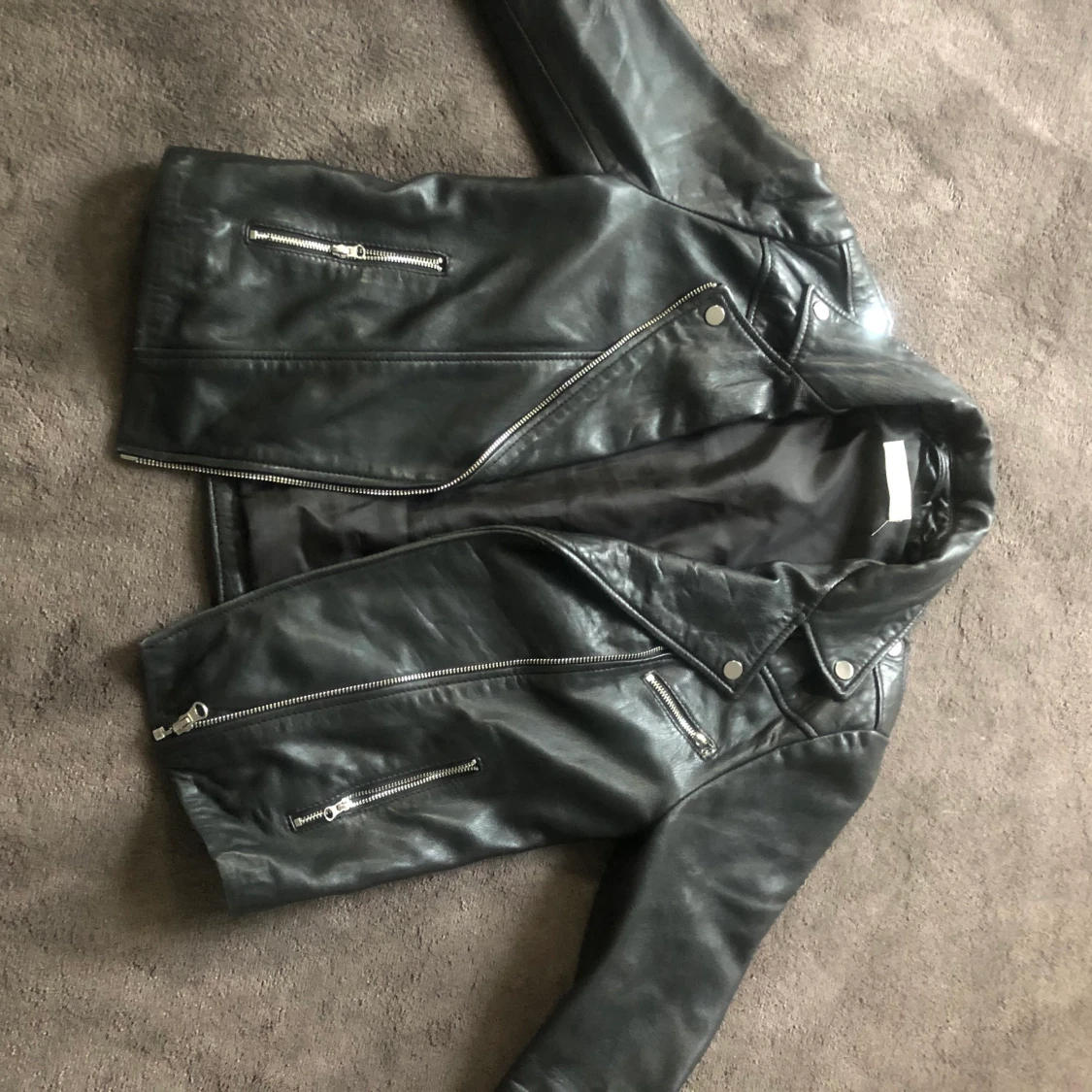 Skinnjacka mango kids (äkta skinn)