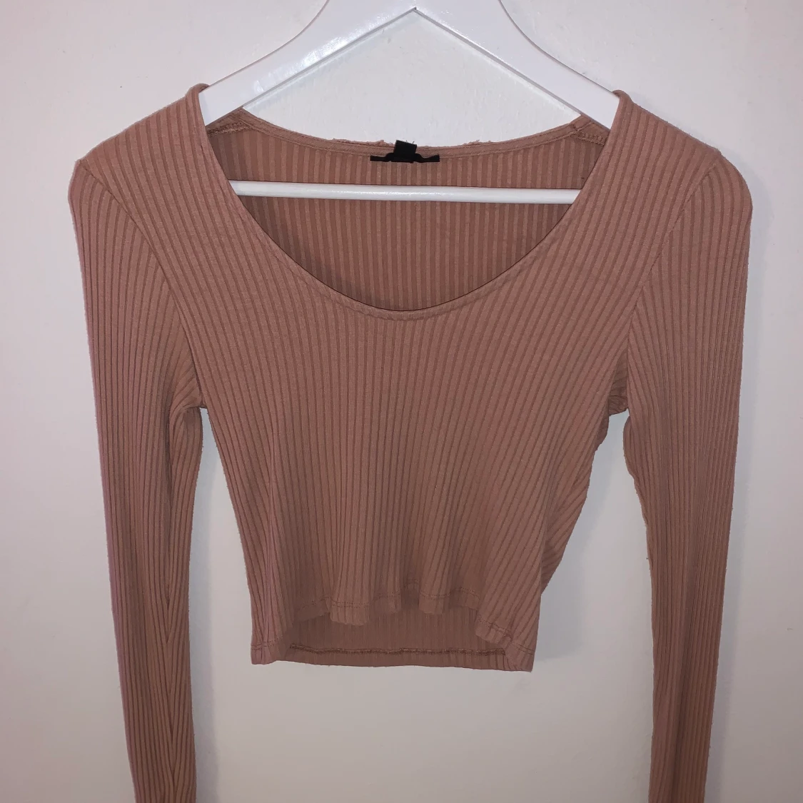 Beige långärmad tröja