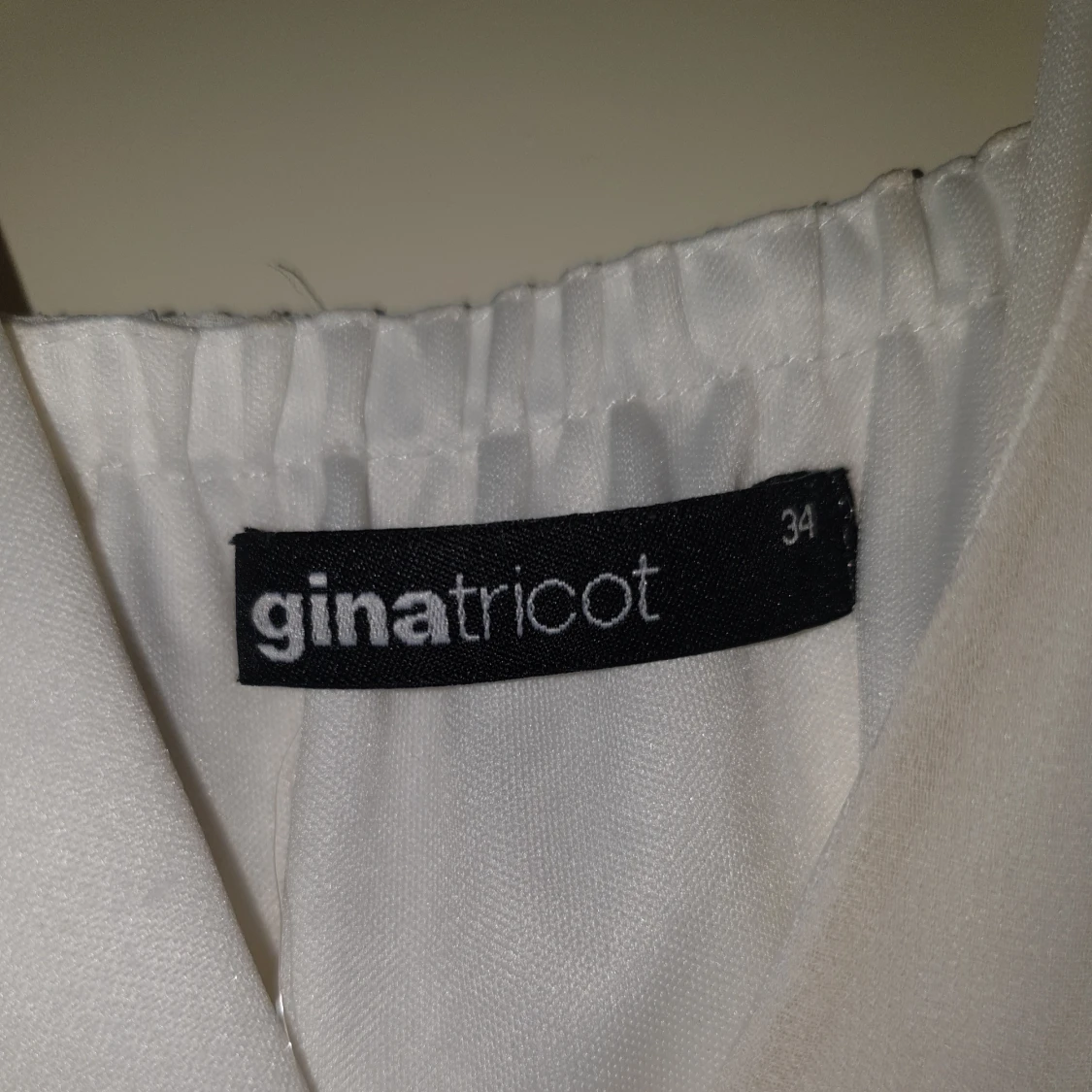 Vit långklänning  - 90