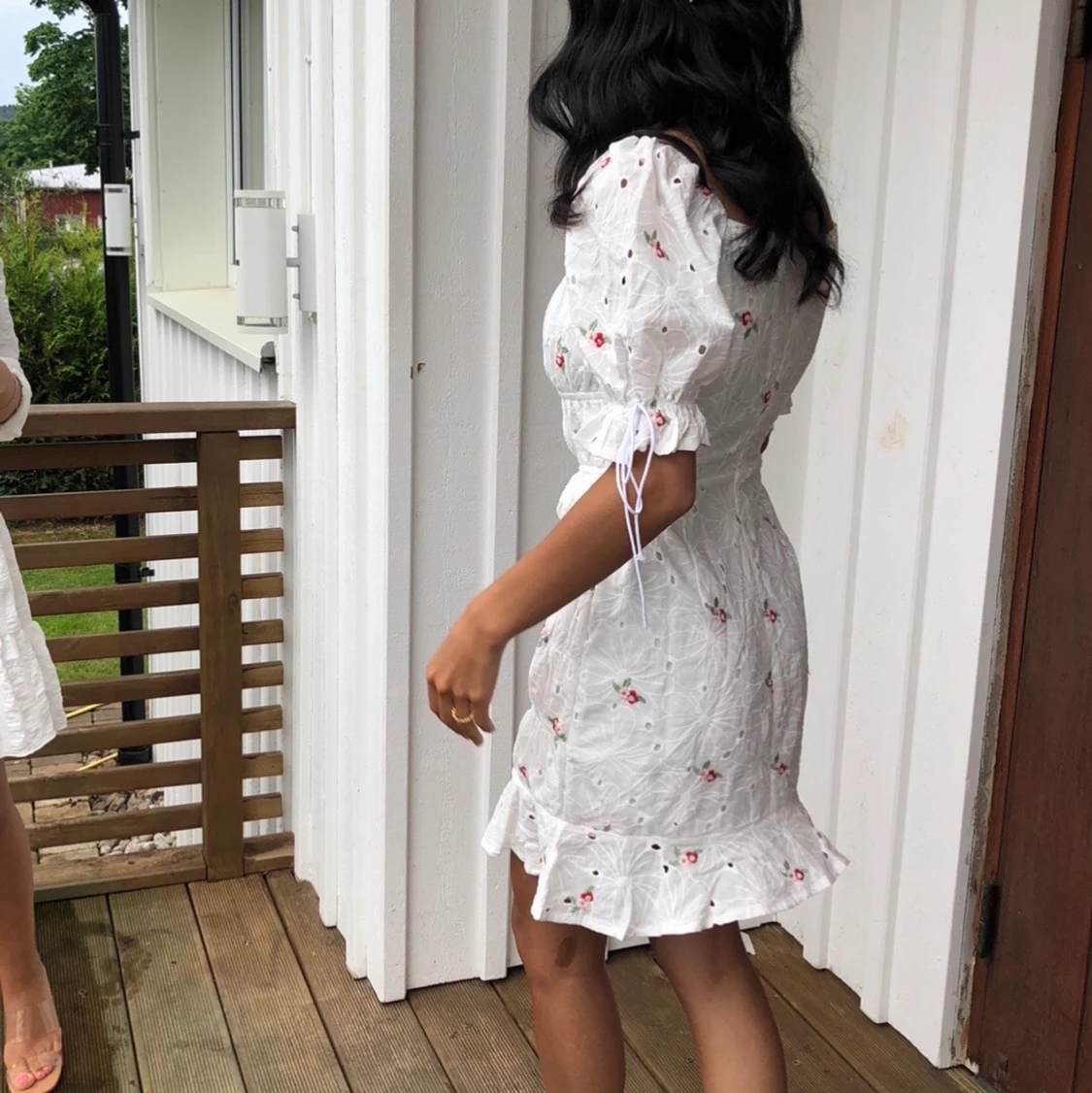 Blommig klänning  - 90