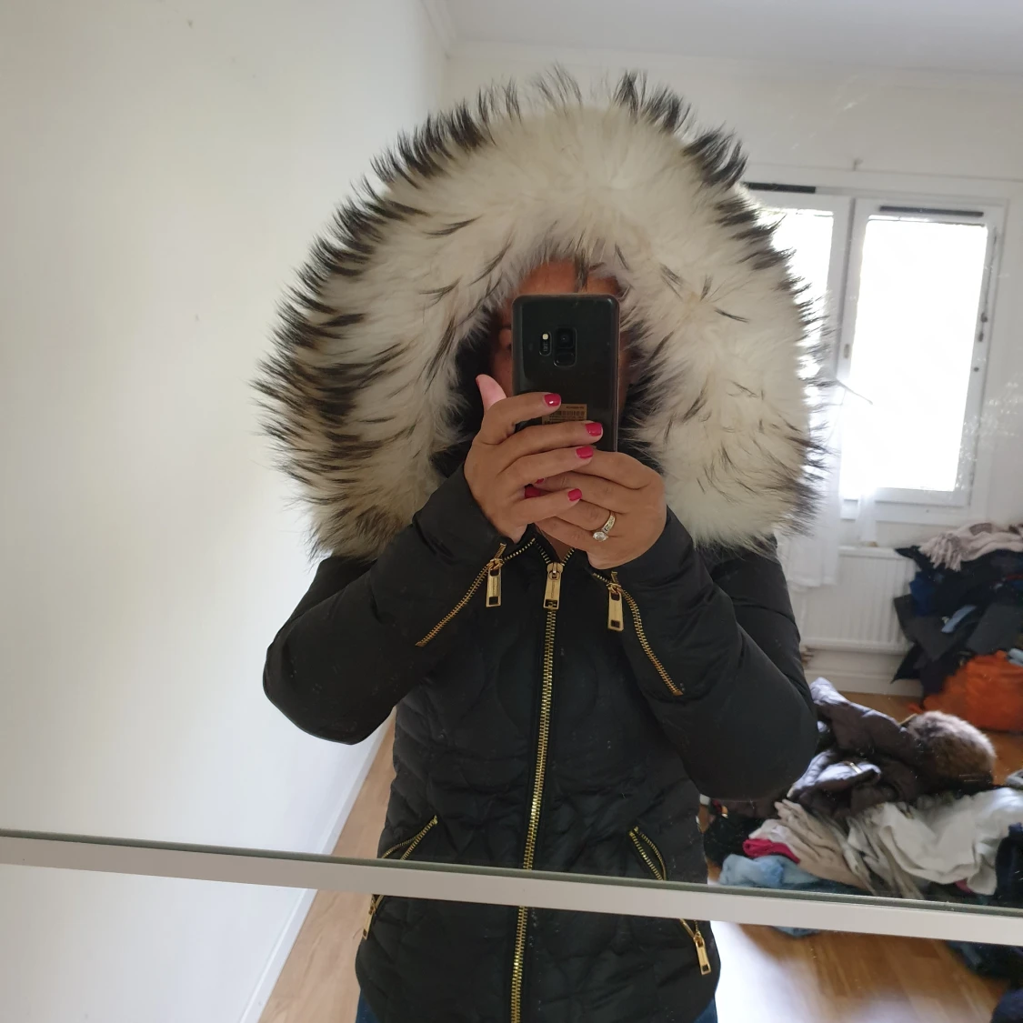 Jacka med päls - 90