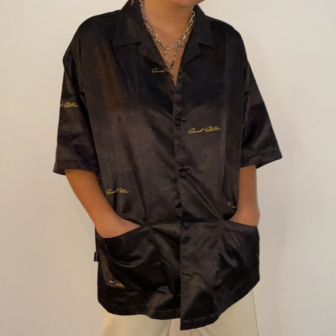 SVART SKJORTA FRÅN JUNKYARD - 90