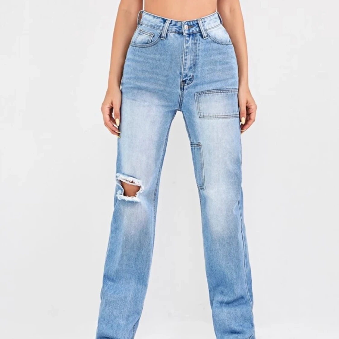 snygga cargo jeans - 90