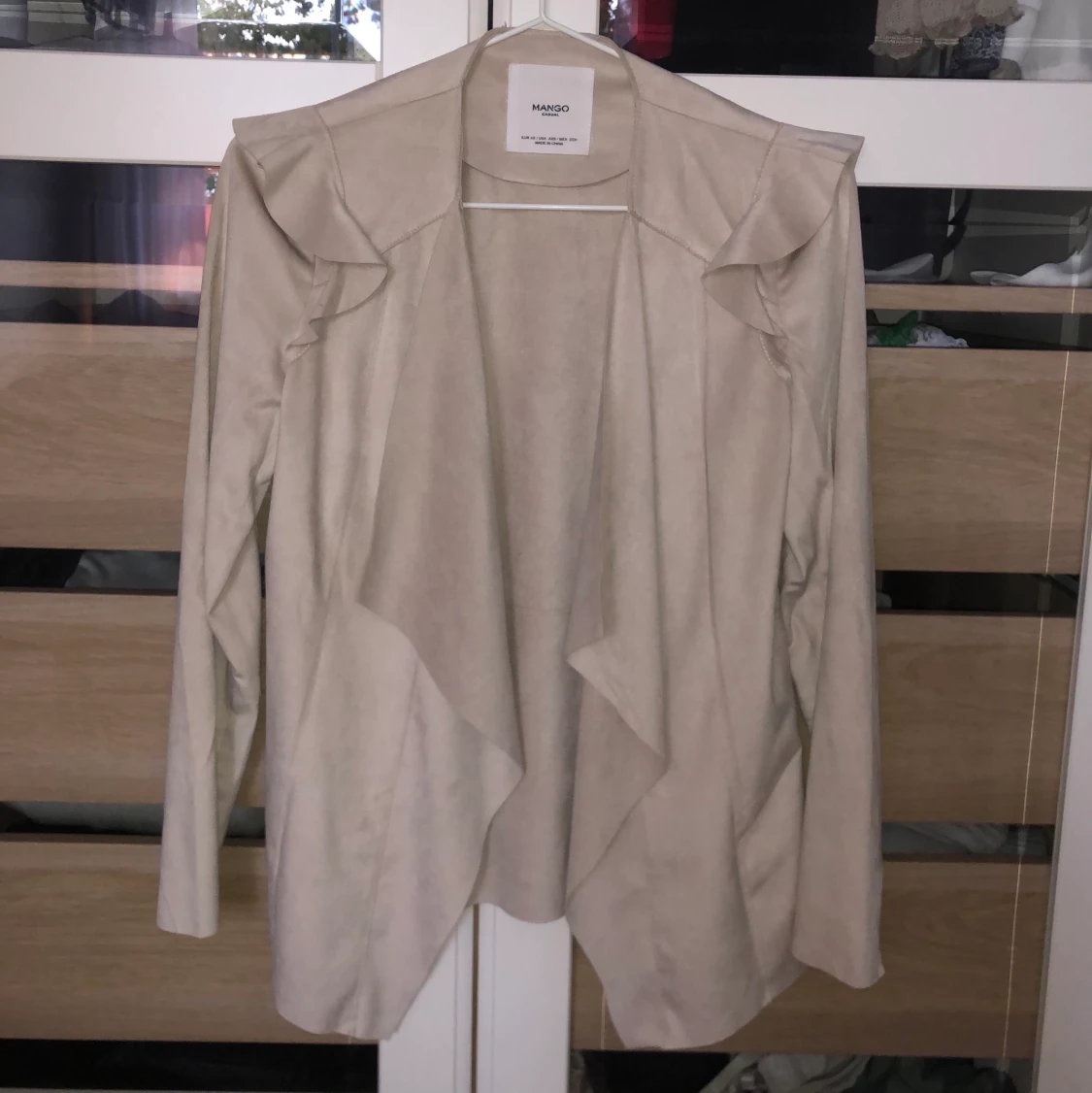 Kofta i mocka från Mango 