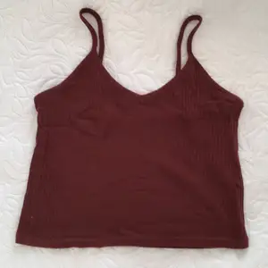 Crop top, red/orange