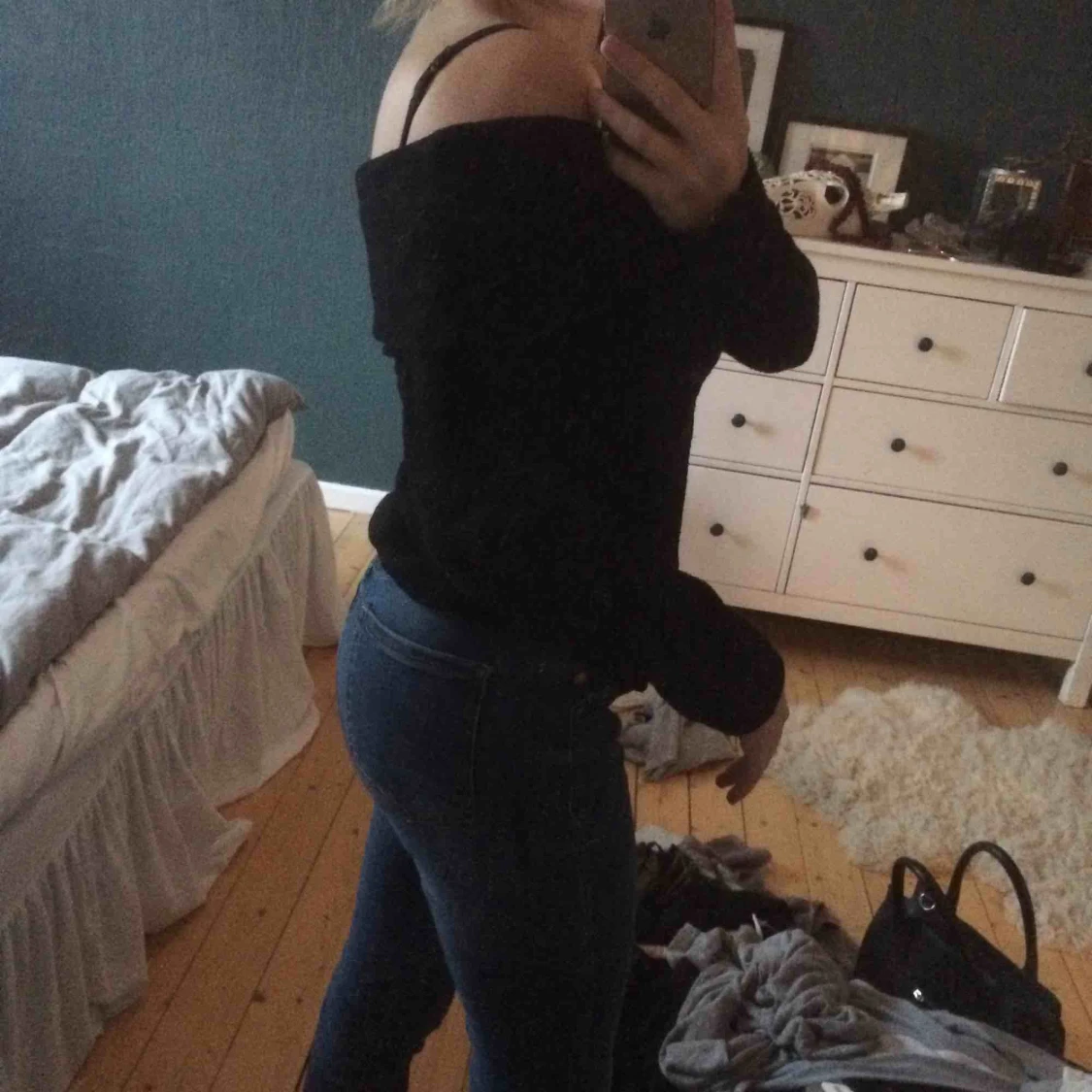 Mysigt varm off shoulder - 90