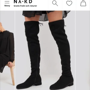  - Helt nya overknees i storlek 37, tyvärr små för mig:( säljer för 200 men priset kan frf diskuteras❤