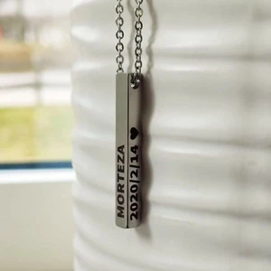 Halsband - Halsband i 3D , 259kr/st, fri frakt igenom hela sverige! Rostfri skedja ingår, finns i silver, guld och brons, kontakta mig vid frågor eller intresse 😊