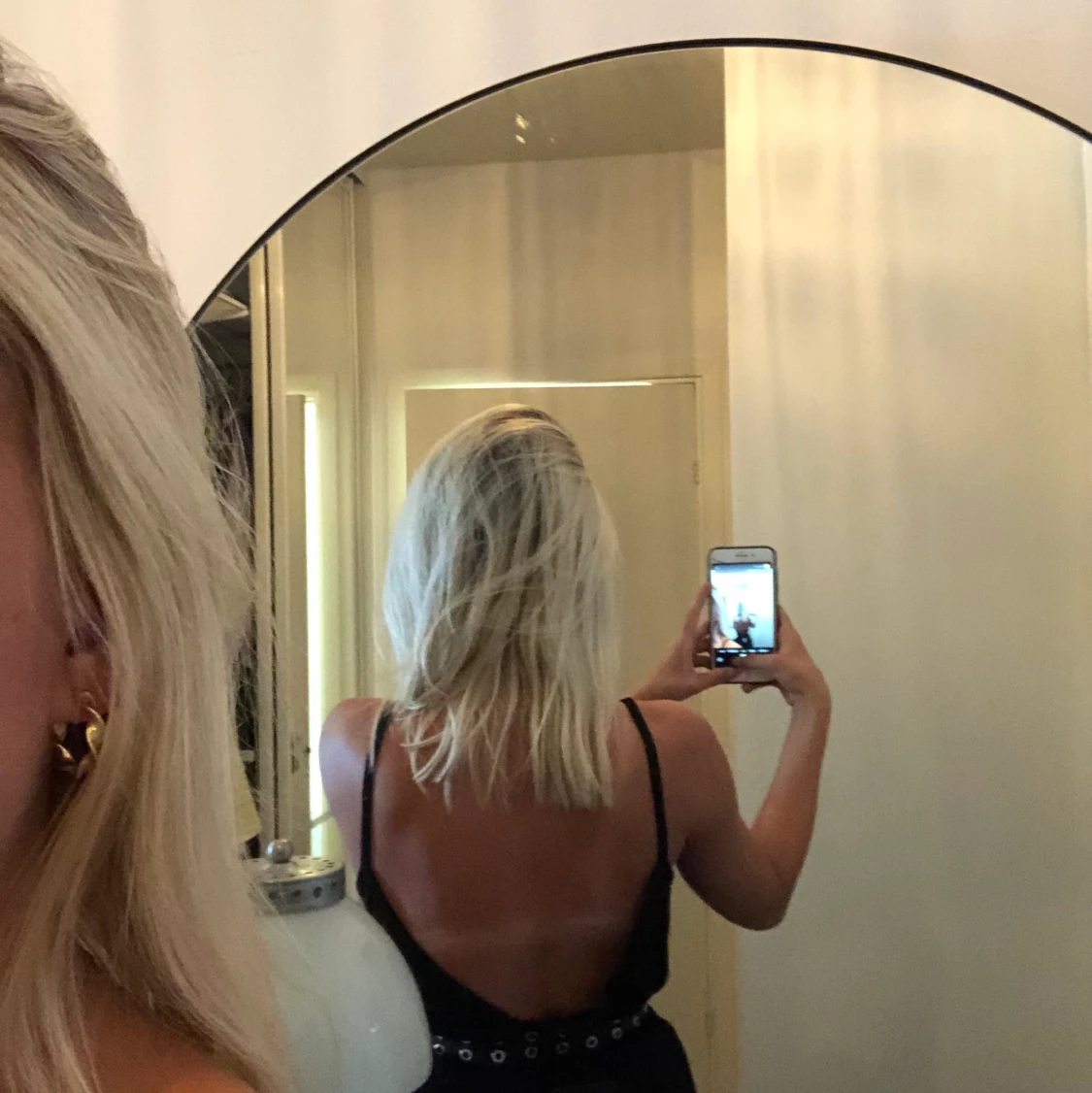 Svart slip-in dress  - 91