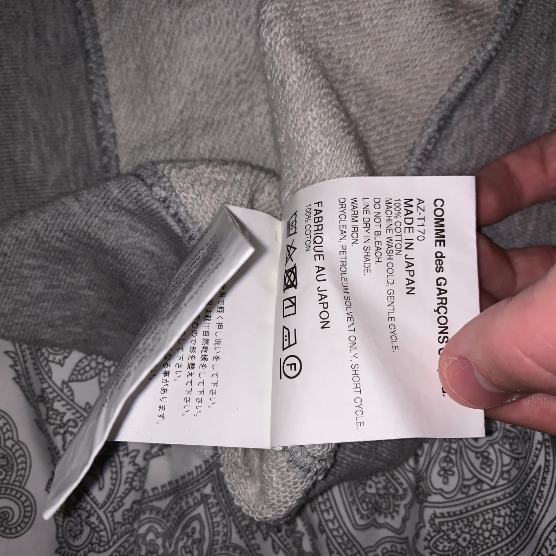 Comme des garçons hoodie strl L - 91