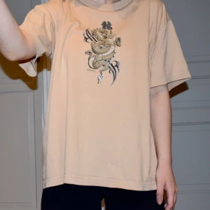 Tröja med drake på - Ett litet hål vid kragen men annars mjuk och fin! 