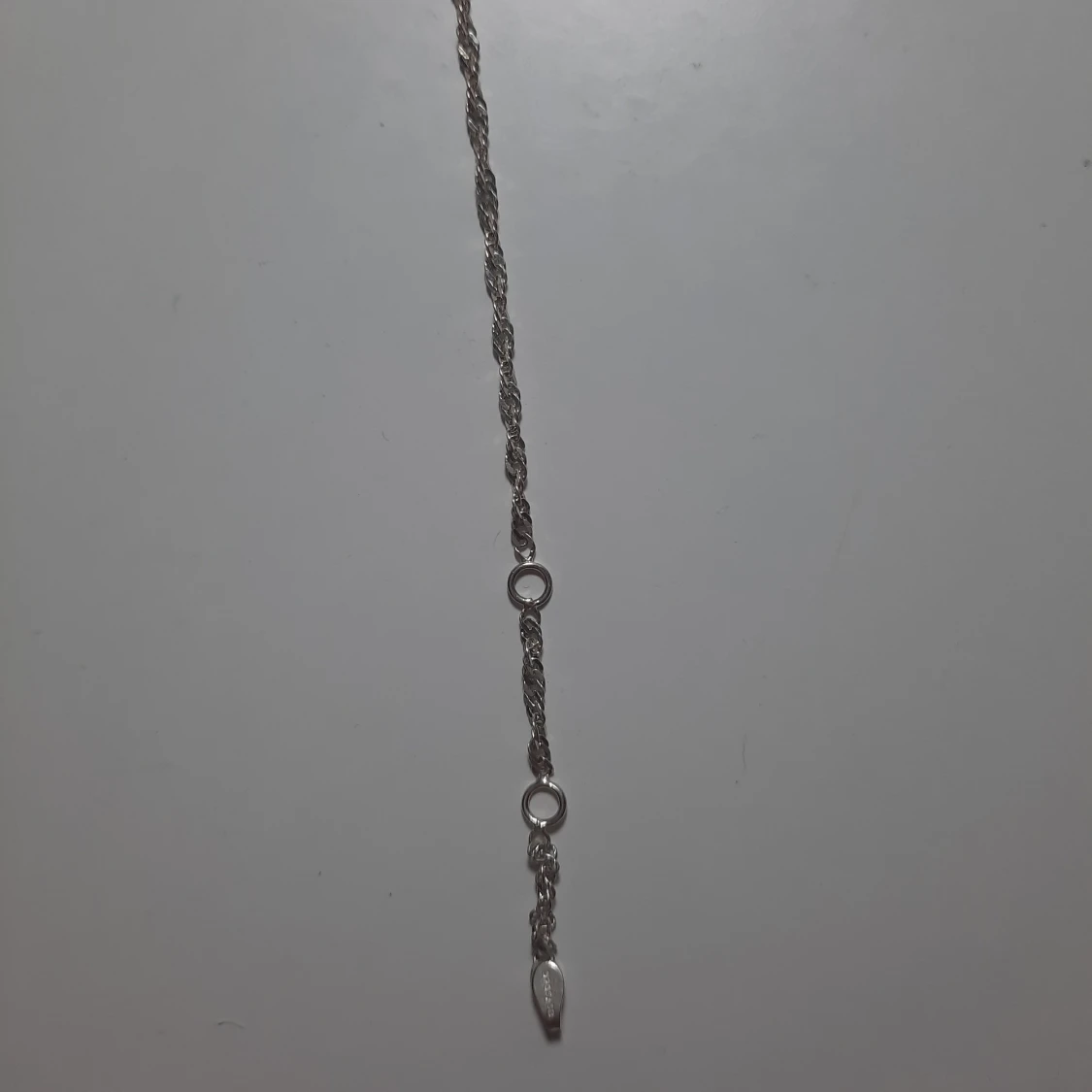 Fotlänk i silver från Glitter - 90