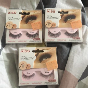 lösögonfransar - 3 par lösögonfransar från kiss, säljer alla 3 för 50 kr