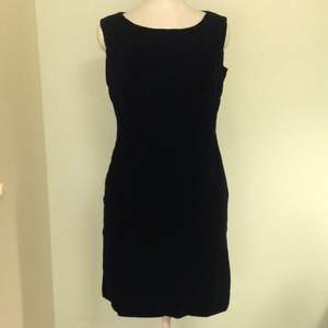 Svart Little Black Dress, sammet, 60-tal, vintage. Kan skickas. 