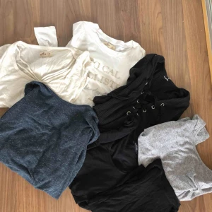  - Klädpaket med olika toppar&tröjor  Alla i storlek XS förutom bodyn som är i S Bättre bilder finns på andra sidan men kan även skickas fler vid intresse Om man vill köpa en kostar de 200kr styck  Filippa K kostar 300kr